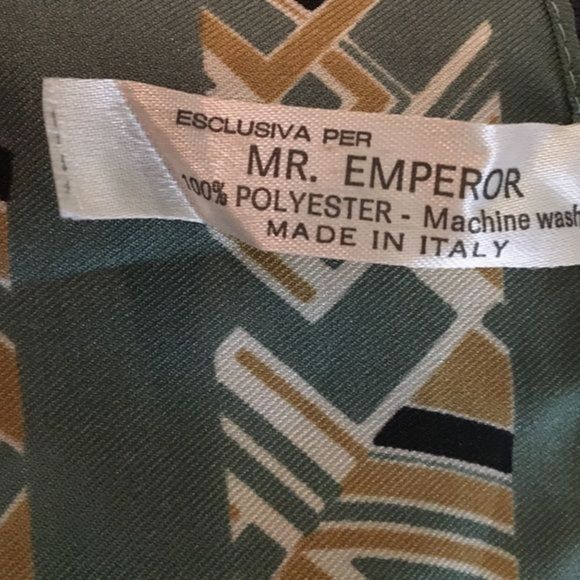 Mr. Emperor Polyester 1960s Scarf - Picture 4 of 4